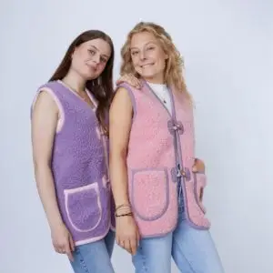 Wollgäng Weste Knobbi – Unisex-Weste aus 100% Schurwolle (Woolmark-zertifiziert)