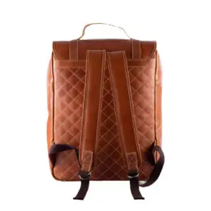 Robuster Alpenleder Rucksack aus vegetabil gegerbtem Leder – Modell BOZEN