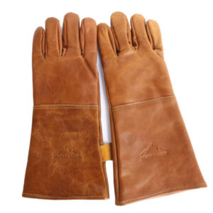 Alpenleder Alpenglühen Grillhandschuhe aus Büffelleder