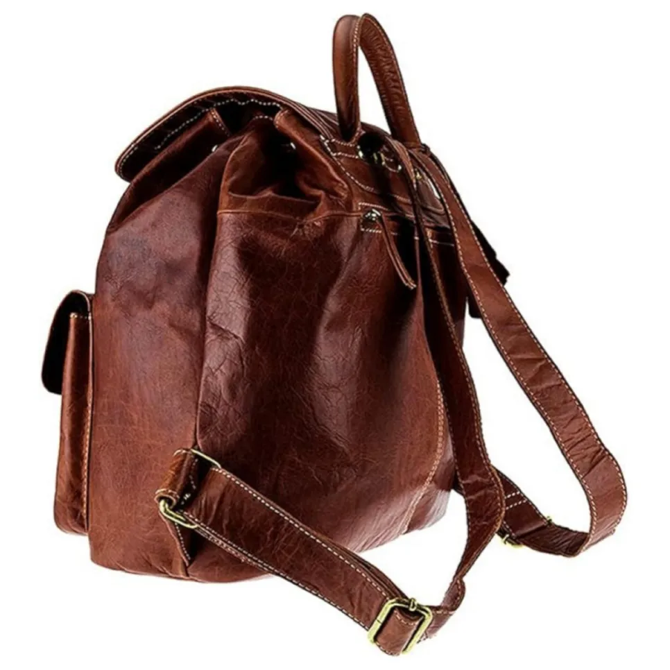 Jacob’s Way Rucksack Brandy mit verstellbaren Schulterriemen