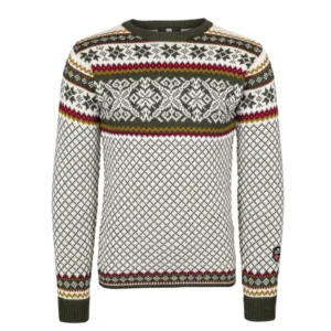 Norlender Osterøy Unisex Pullover aus Schurwolle, Grün