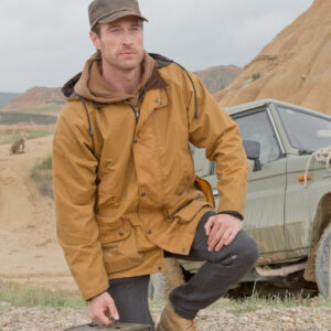 SCIPPIS Tanami Jacket in Tan aus Dri-Tec™ Oilskin