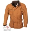 SCIPPIS Belmore Jacket Lightweight in Tan – leichte Oilskin Jacke