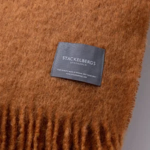 Detailaufnahme der Stackelbergs Mohair Blanket Rusty & Terracotta Melange