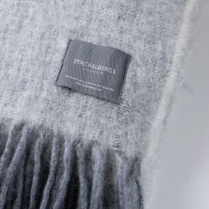 Stackelbergs Mohairdecke White Skiffer Melange OEKOTEX zertifiziert