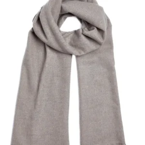 Foxford Kaschmir-Lammwoll-Schal in warmem Taupe