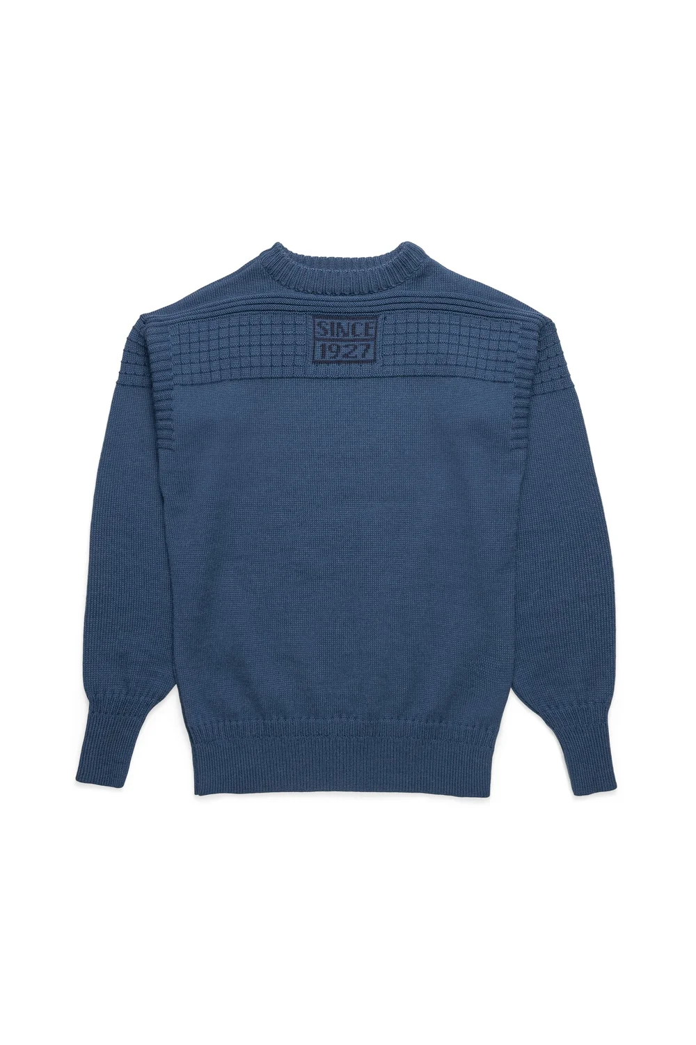 Norlender Nordsjø Norwegian Guernsey Boat Sweater Blue