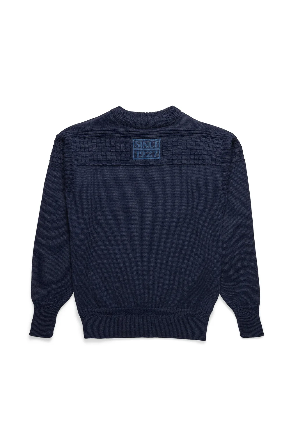 Norlender Nordsjø Norwegian Guernsey Boat Sweater Navy