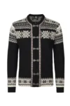 Norlender Stavanger Lusekofte Herren Strickjacke aus 100 % norwegischer Schurwolle in Schwarz