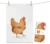 Geschirrtuch „Catwalk Chicken“ – Stilvolles Design für Ihre Küche