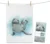 Geschirrtuch „Swimming Seal“ – Zauberhafte Küchenhilfe im Aquarell-Design (50 x 70 cm, 100 % Baumwolle)