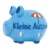 Sparschwein KCG „Kleine Auszeit“ aus Keramik – Maritimes Sparschwein (Blau, 12,5 x 9 x 9 cm)