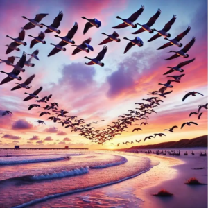 Warum kehren die Gänse im Herbst an die Nordseeküste zurück?