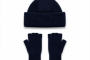 Norlender Nordsjø Set – Beanie & Fingerlose Handschuhe – Navy