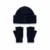 Norlender Nordsjø Set – Beanie & Fingerlose Handschuhe – Navy