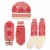 Norlender Selbu Beanie, Fäustlinge & Wollsocken – Rot