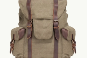 Wanderlust Backpack von SCIPPIS – Canvas-Rucksack im Vintage-Stil für Alltag & Abenteuer